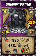 Wizard101 Storm spell card: Shadow Sultan, Spell ID 16582