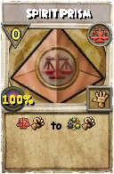 Wizard101 Balance spell card: Spirit Prism, Spell ID 16590