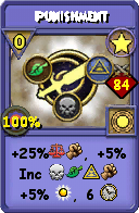 Wizard101 Star spell card: Punishment, Spell ID 16597