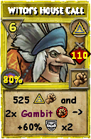 Wizard101 Myth spell card: Witch's House Call, Spell ID 16629