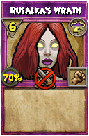 Wizard101 Storm spell card: Rusalka's Wrath, Spell ID 16659
