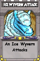 Wizard101 School 16 spell card: Ice Wyvern Attack, Spell ID 16687