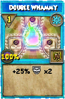 Wizard101 Ice spell card: Double Whammy, Spell ID 16696