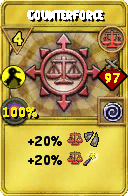 Wizard101 Balance spell card: Counterforce, Spell ID 16703