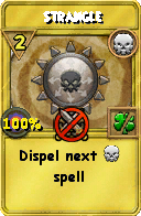 Wizard101 Death spell card: Strangle, Spell ID 16708