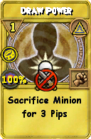 Wizard101 Myth spell card: Draw Power, Spell ID 16733