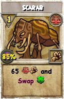 Wizard101 Balance spell card: Scarab, Spell ID 16747
