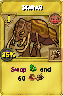 Wizard101 Balance spell card: Scarab, Spell ID 16878