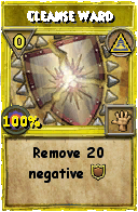 Wizard101 Myth spell card: Cleanse Ward, Spell ID 16935