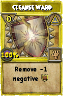 Wizard101 Myth spell card: Cleanse Ward, Spell ID 16936