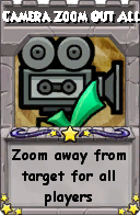 Wizard101 School 16 spell card: Camera Zoom Out All, Spell ID 16960
