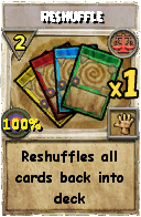 Wizard101 Balance spell card: Reshuffle, Spell ID 16978