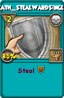 Wizard101 Death spell card: BG_Death_StealWardSingle_2_0, Spell ID 16430