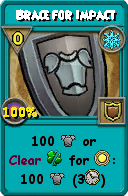 Wizard101 Ice spell card: Brace for Impact, Spell ID 16008