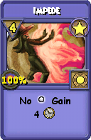 Wizard101 Star spell card: Impede, Spell ID 16232