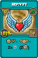Wizard101 Life spell card: Revivify, Spell ID 17033