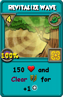 Wizard101 Life spell card: Revitalize Wave, Spell ID 17047