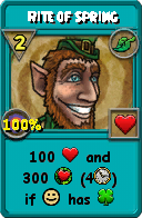 Wizard101 Life spell card: Rite of Spring, Spell ID 17056