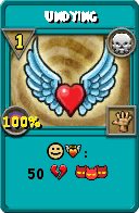 Wizard101 Death spell card: Undying, Spell ID 17059