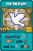 Wizard101 Myth spell card: For the Pack!, Spell ID 17064