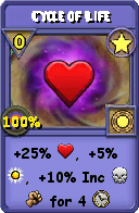 Wizard101 Star spell card: Cycle of Life, Spell ID 17176
