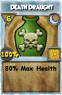 Wizard101 Moon spell card: Death Draught, Spell ID 17187