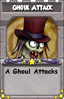 Wizard101 School 16 spell card: Ghoul Attack, Spell ID 17189