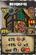 Wizard101 Balance spell card: Boxenspiel, Spell ID 17198