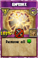 Wizard101 Storm spell card: Enfeeble, Spell ID 17205