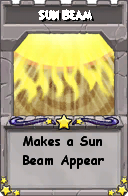 Wizard101 School 16 spell card: Sun Beam, Spell ID 17236