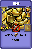 Wizard101 Sun spell card: Epic, Spell ID 17246
