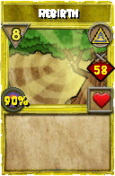 Wizard101 Myth spell card: Rebirth, Spell ID 17274