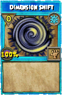 Wizard101 Ice spell card: Dimension Shift, Spell ID 17317