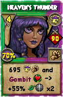 Wizard101 Storm spell card: Heaven's Thunder, Spell ID 17323