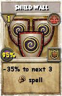 Wizard101 Balance spell card: Shield Wall, Spell ID 17330