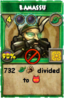 Wizard101 Life spell card: Lamassu, Spell ID 17332