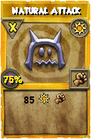 Wizard101 Sun spell card: Natural Attack, Spell ID 17344