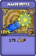 Wizard101 Myth spell card: Major Revile, Spell ID 17348