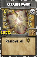 Wizard101 Death spell card: Cleanse Ward, Spell ID 17360