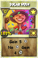Wizard101 Star spell card: Sugar Rush, Spell ID 17415
