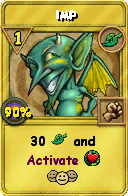 Wizard101 Life spell card: Imp, Spell ID 17437