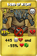 Wizard101 Death spell card: Lord of Night, Spell ID 17440