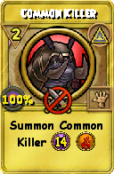 Wizard101 Myth spell card: Common Killer, Spell ID 17459