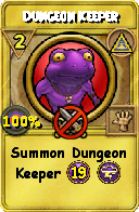 Wizard101 Myth spell card: Dungeon Keeper, Spell ID 17470