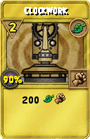 Wizard101 Life spell card: Clockwork, Spell ID 17500