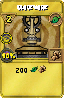 Wizard101 Life spell card: Clockwork, Spell ID 17501