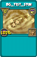 Wizard101 Storm spell card: BG_Test_Stun, Spell ID 17519
