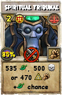 Wizard101 Balance spell card: Spiritual Tribunal, Spell ID 17548