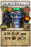 Wizard101 Balance spell card: Spiritual Tribunal, Spell ID 17551