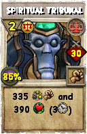 Wizard101 Balance spell card: Spiritual Tribunal, Spell ID 17552